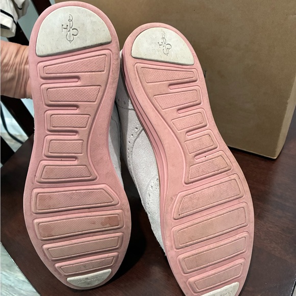 Cole Haan Women's Cream and Pink Suede Flats - Picture 7 of 7